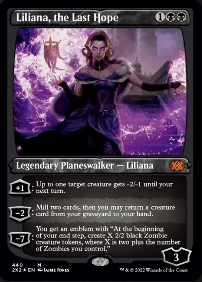 Liliana, the Last Hope (Foil Etched) [Double Masters 2022] | The CG Realm