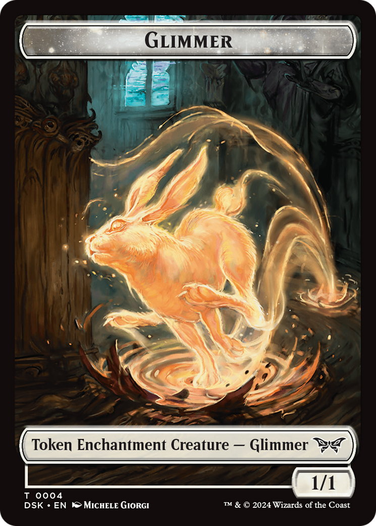 Glimmer Token [Duskmourn: House of Horror Tokens] | The CG Realm