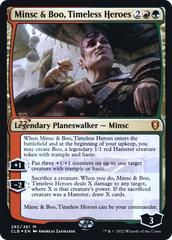 Minsc & Boo, Timeless Heroes (Promo Pack) [The Lost Caverns of Ixalan Promos] | The CG Realm