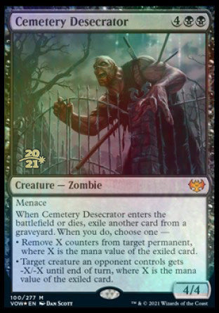 Cemetery Desecrator [Innistrad: Crimson Vow Prerelease Promos] | The CG Realm