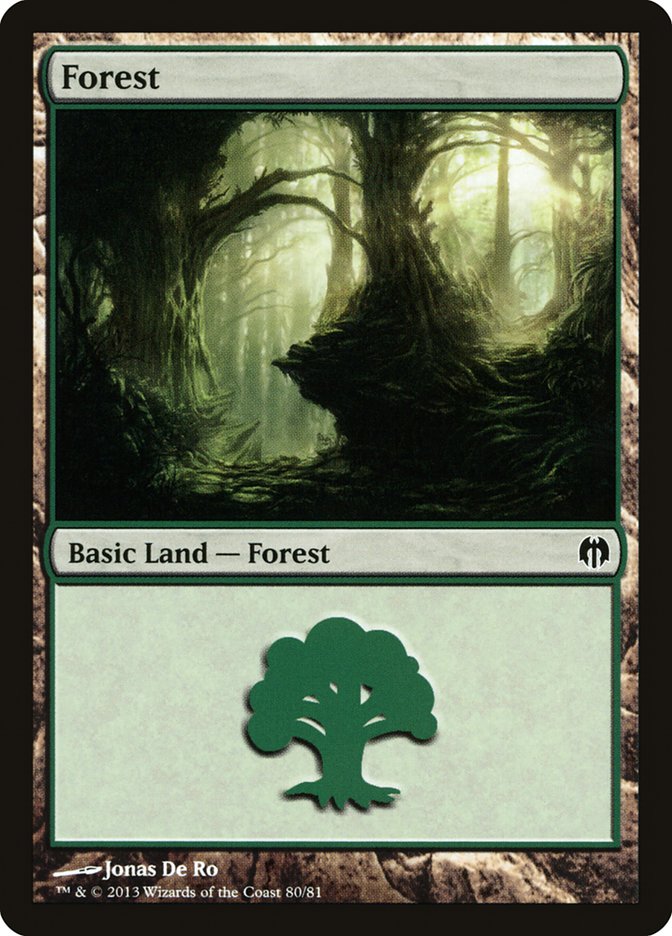 Forest (80) [Duel Decks: Heroes vs. Monsters] | The CG Realm