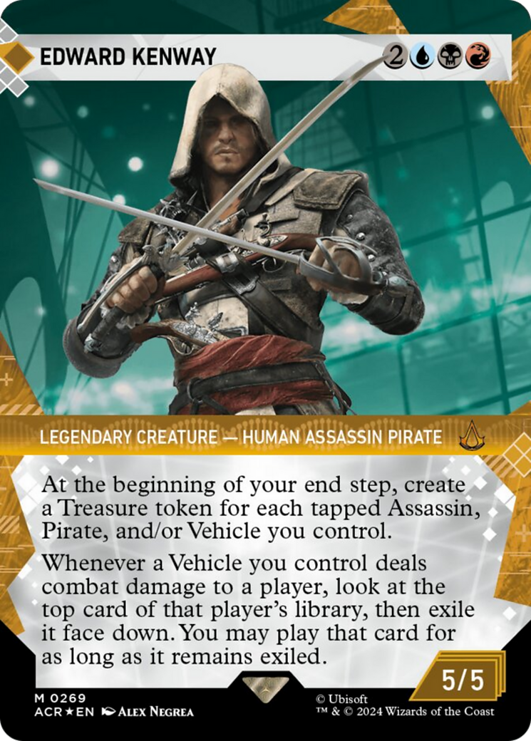 Edward Kenway (Showcase) (Textured Foil) [Assassin's Creed] | The CG Realm