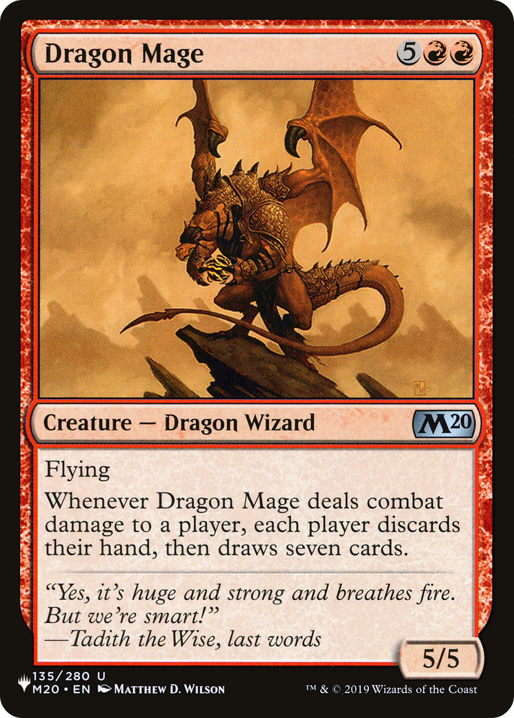 Dragon Mage [The List Reprints] | The CG Realm