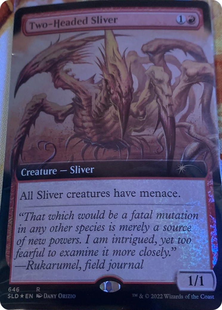 Two-Headed Sliver (Extended Art) [Secret Lair Drop Promos] | The CG Realm