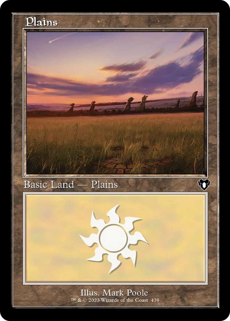 Plains (439) (Retro) [Commander Masters] | The CG Realm