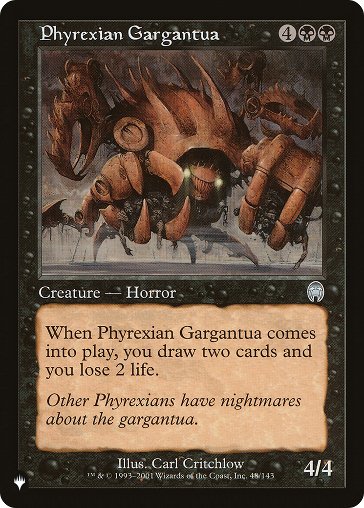 Phyrexian Gargantua [The List] | The CG Realm