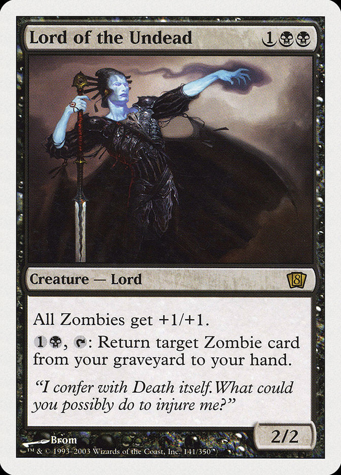 Lord of the Undead (8th Edition) [Oversize Cards] | The CG Realm