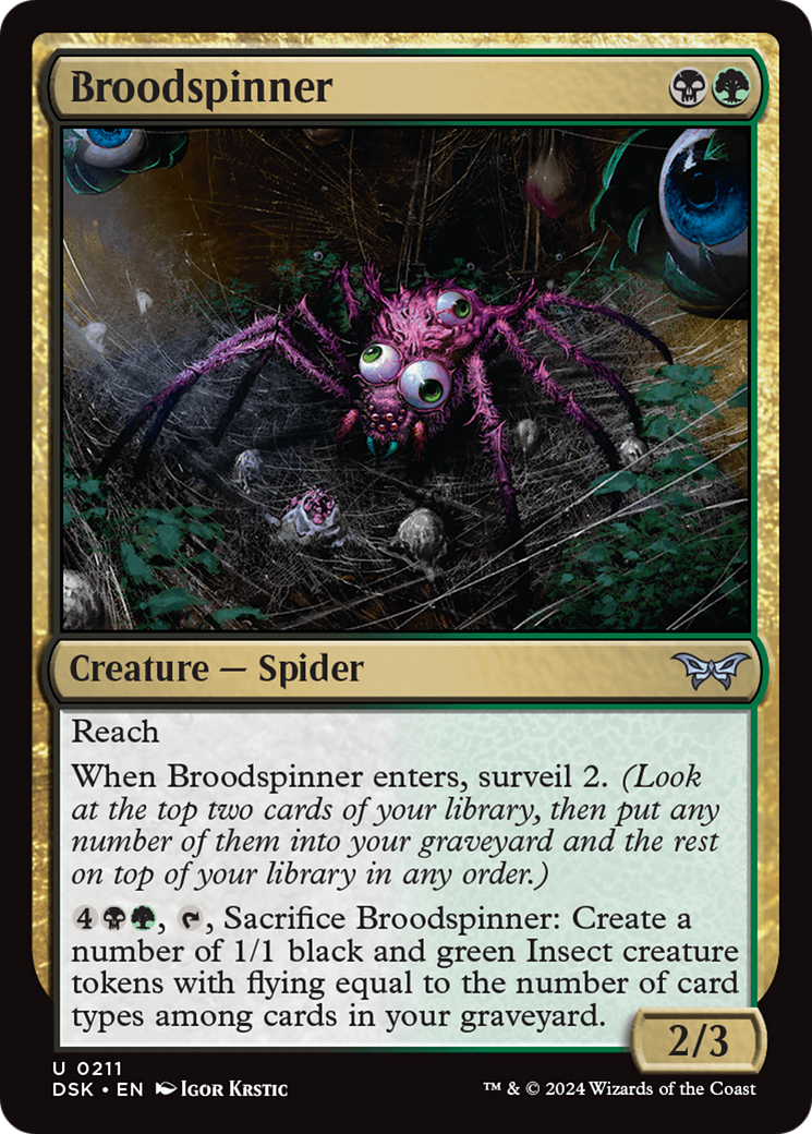 Broodspinner [Duskmourn: House of Horror] | The CG Realm