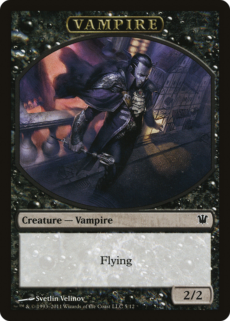 Blood // Vampire (0007) Double-Sided Token [Innistrad Remastered Tokens] | The CG Realm