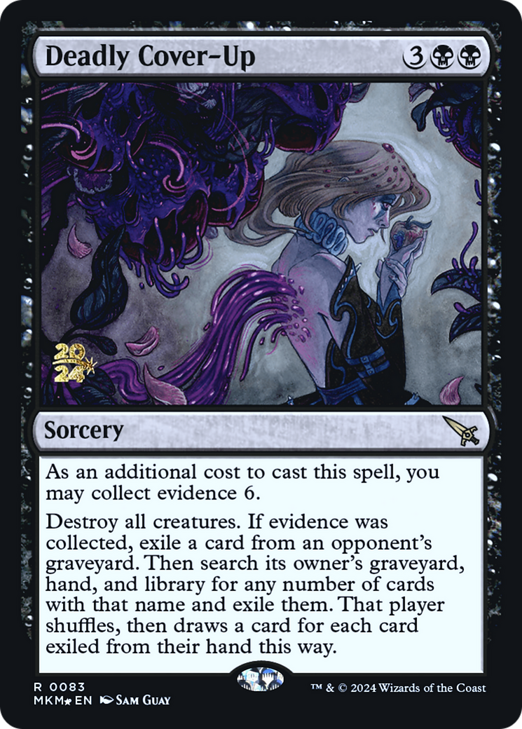 Deadly Cover-Up [Murders at Karlov Manor Prerelease Promos] | The CG Realm