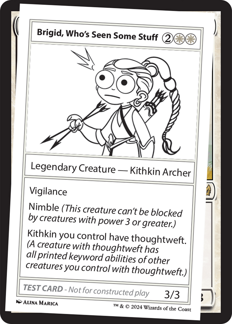 Brigid, Who's Seen Some Stuff [Mystery Booster 2 Playtest Cards] | The CG Realm