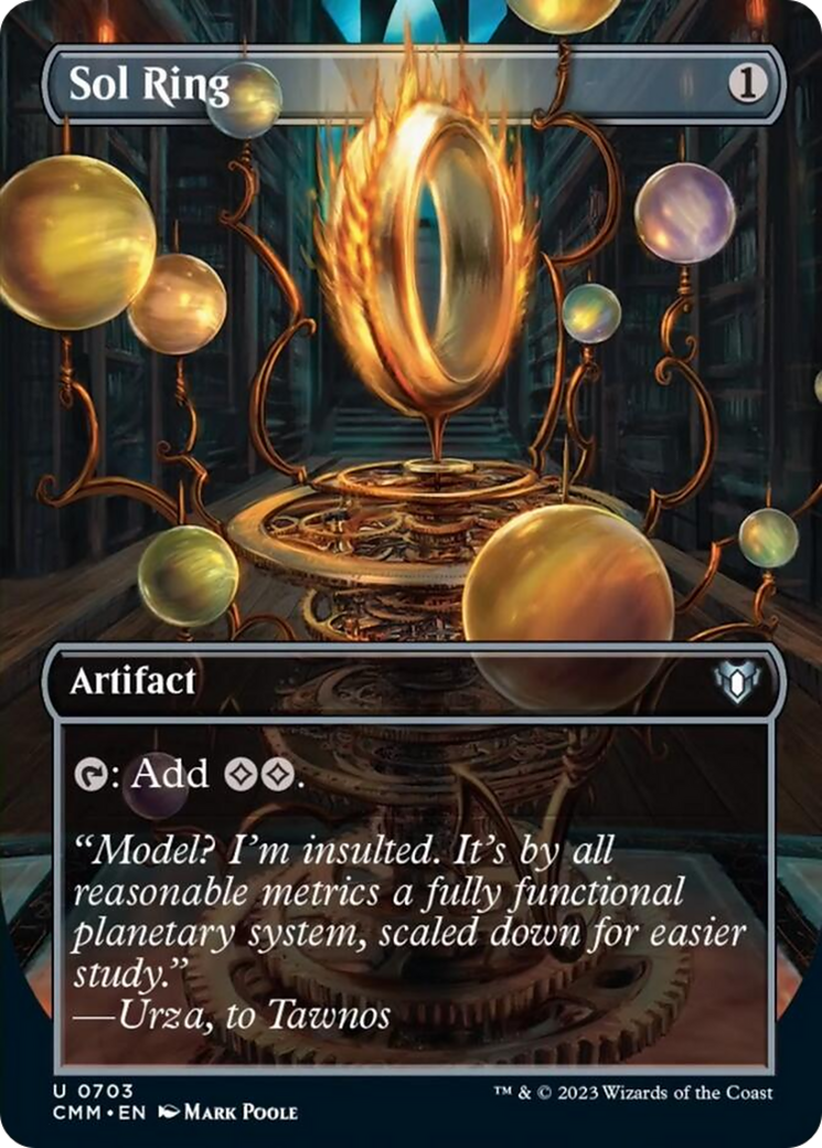 Sol Ring (Borderless Alternate Art) [Commander Masters] | The CG Realm