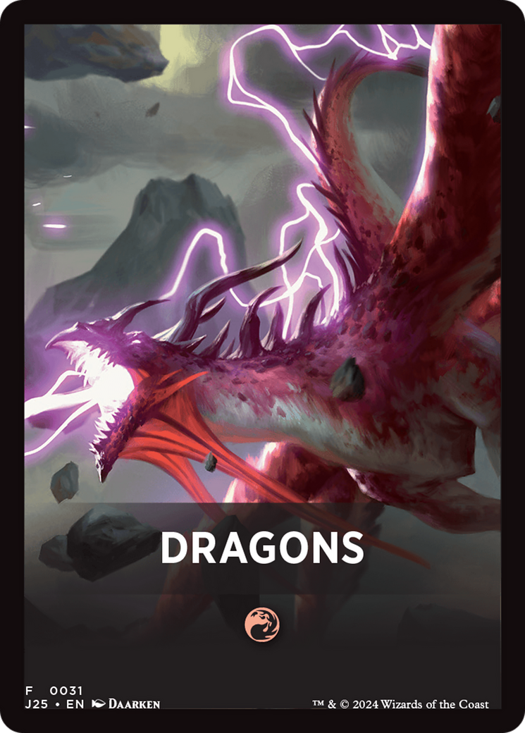 Dragons Theme Card [Foundations Jumpstart Front Cards] | The CG Realm