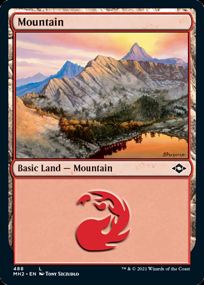 Mountain (488) (Foil Etched) [Modern Horizons 2] | The CG Realm