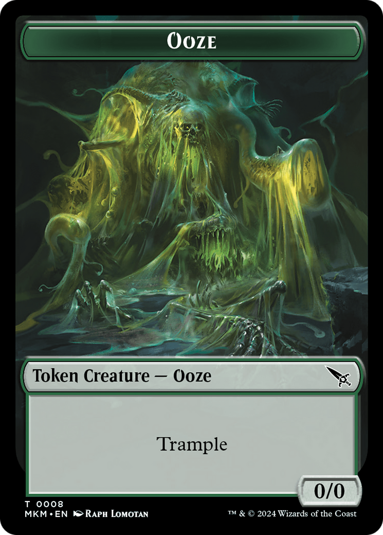 Detective // Ooze Double-Sided Token [Murders at Karlov Manor Tokens] | The CG Realm