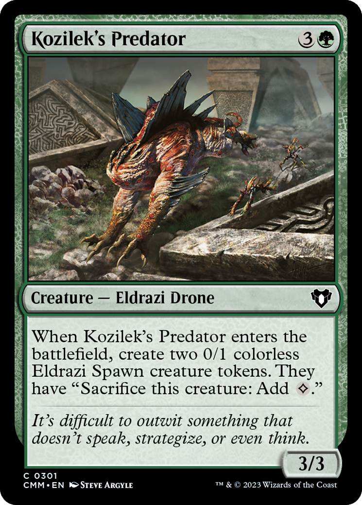 Kozilek's Predator [Commander Masters] | The CG Realm