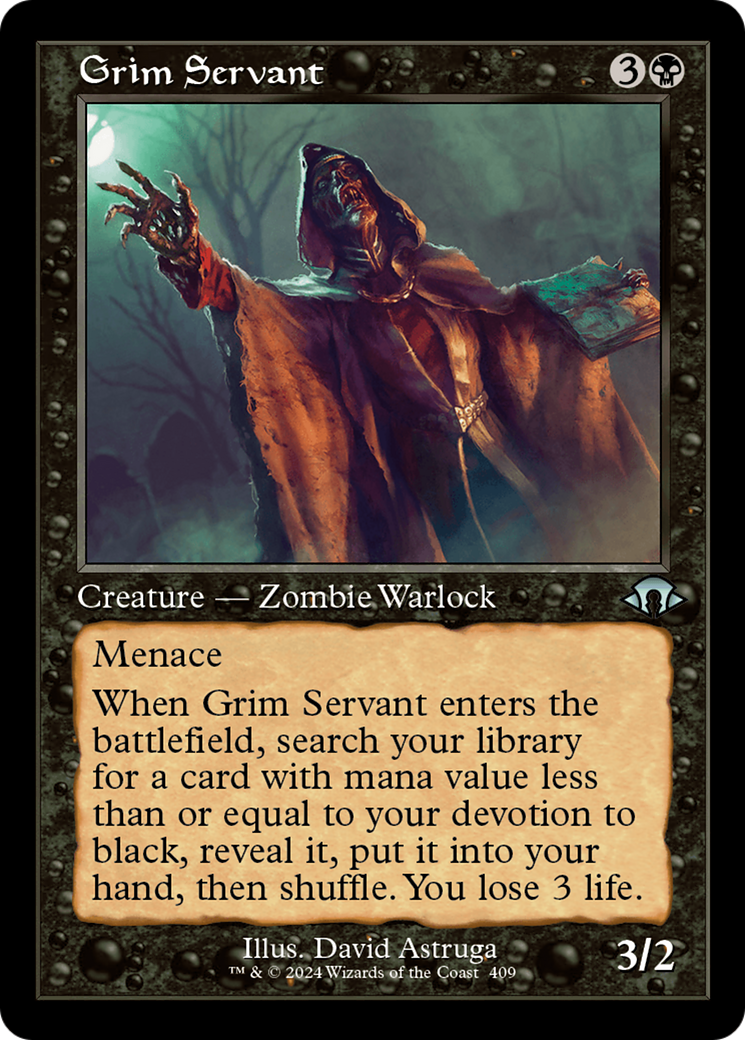 Grim Servant (Retro) [Modern Horizons 3] | The CG Realm