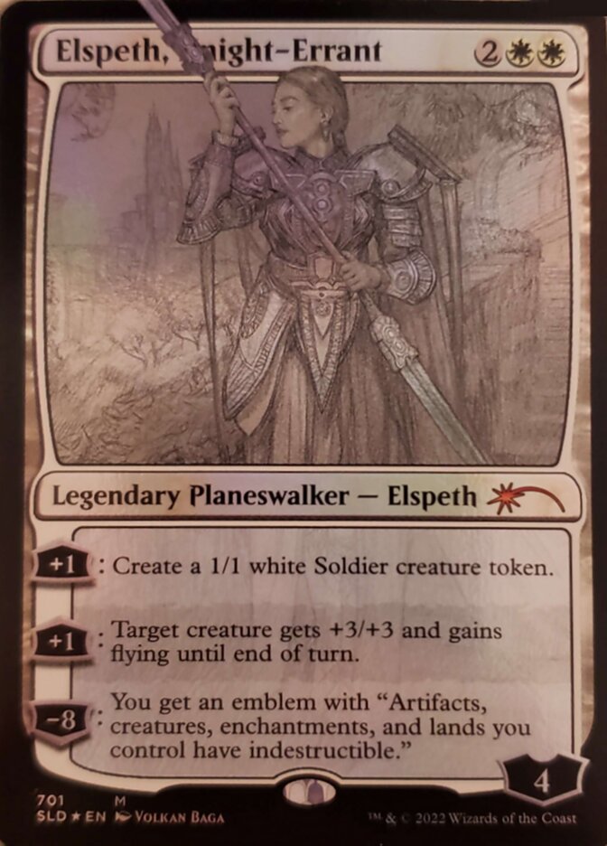 Elspeth, Knight-Errant (Sketch) [Secret Lair Drop Promos] | The CG Realm