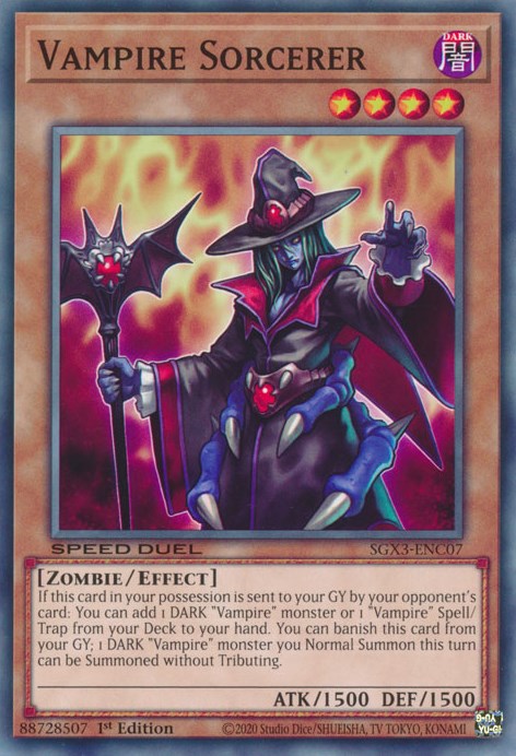 Vampire Sorcerer [SGX3-ENC07] Common | The CG Realm