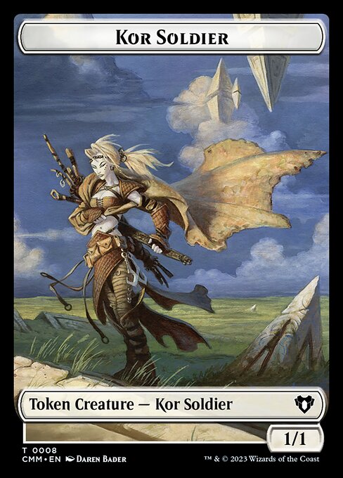 Servo // Kor Soldier Double-Sided Token [Commander Masters Tokens] | The CG Realm