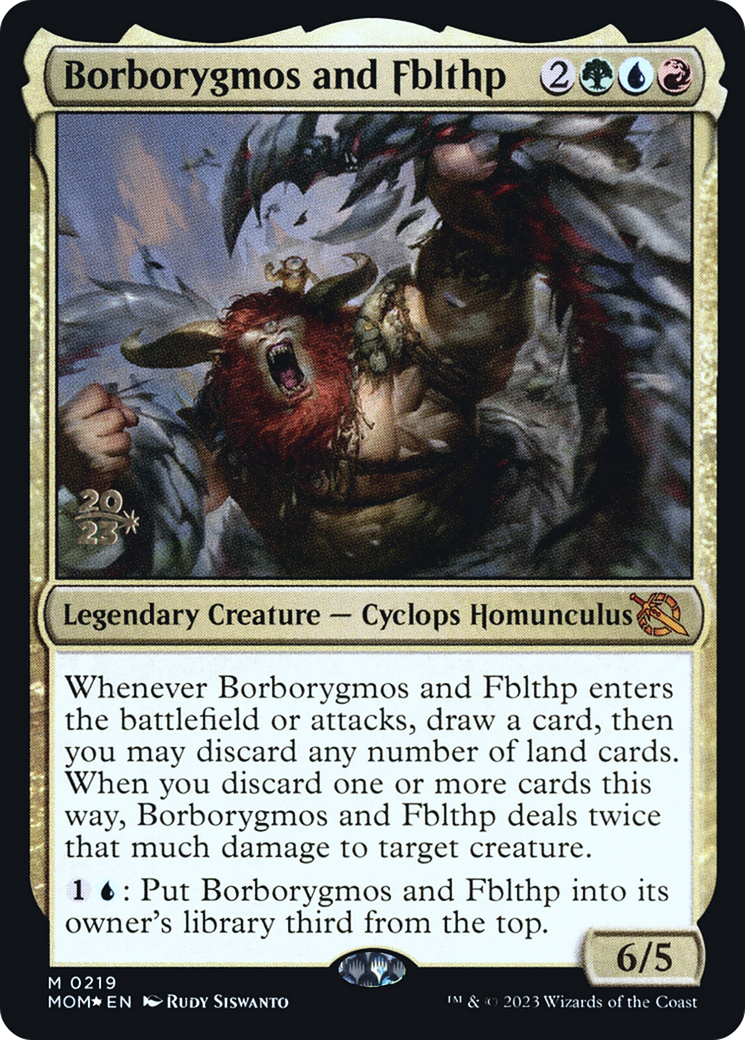 Borborygmos and Fblthp [March of the Machine Prerelease Promos] | The CG Realm