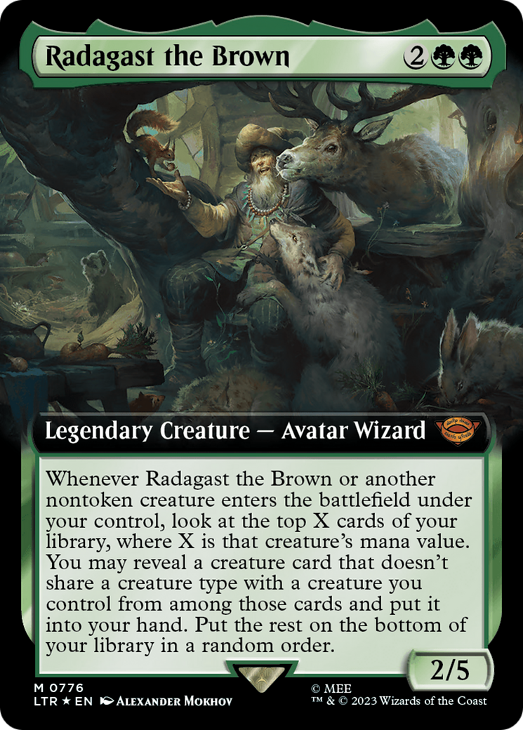 Radagast the Brown (Extended Art) (Surge Foil) [The Lord of the Rings: Tales of Middle-Earth] | The CG Realm