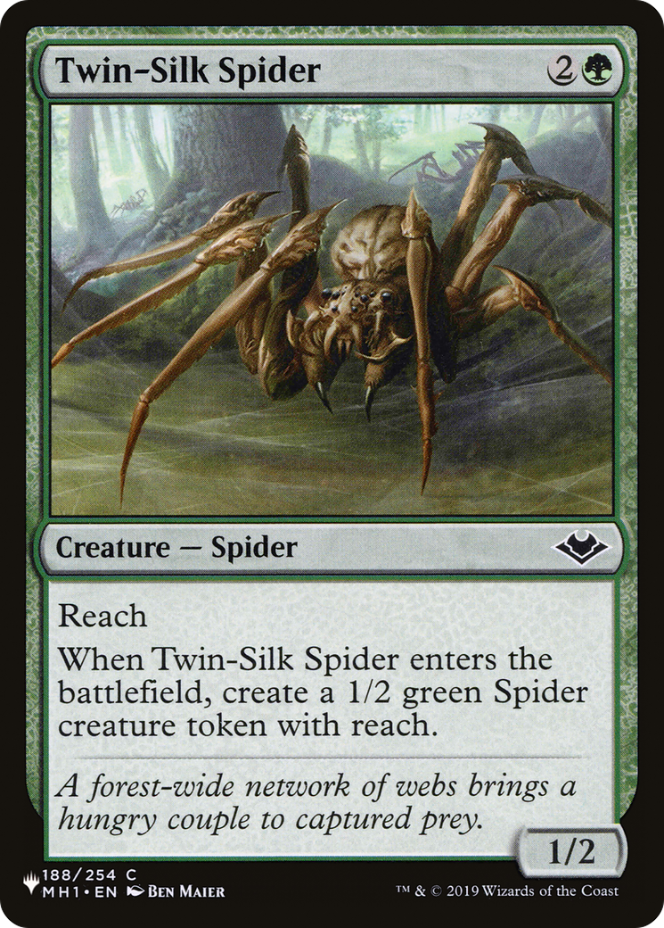 Twin-Silk Spider [The List Reprints] | The CG Realm