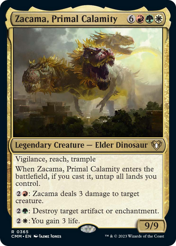 Zacama, Primal Calamity [Commander Masters] | The CG Realm