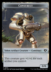 Treasure // Construct (0041) Double-Sided Token [Commander Masters Tokens] | The CG Realm