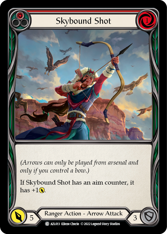 Skybound Shot (Red) [AZL013] (Outsiders Azalea Blitz Deck) | The CG Realm