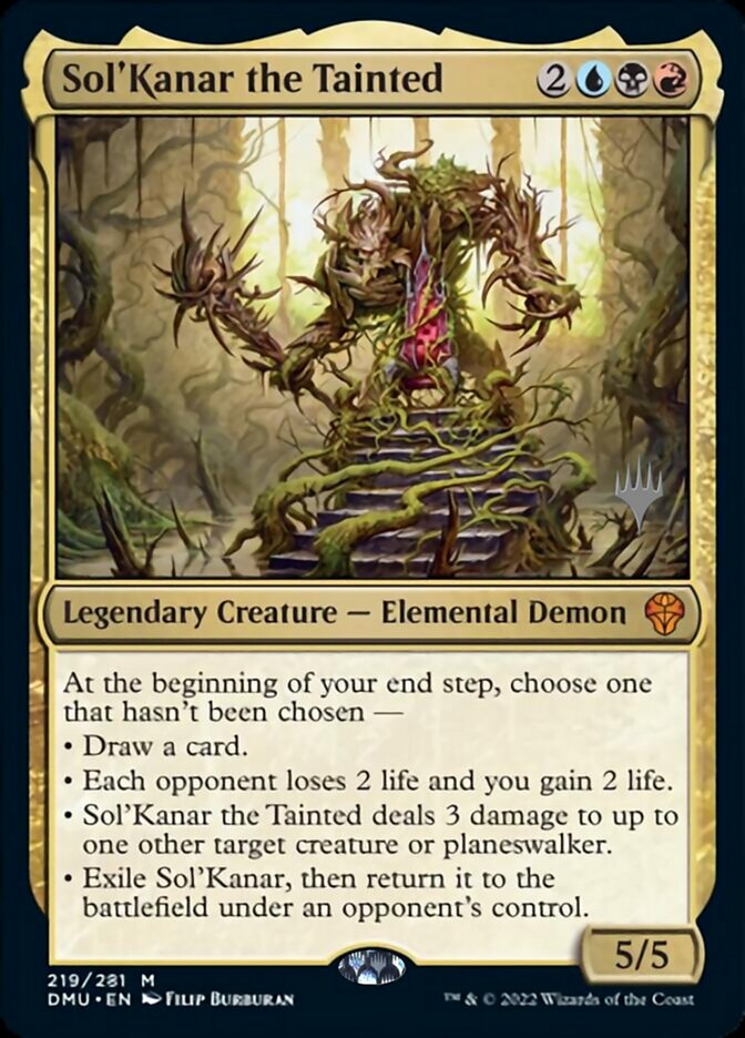 Sol'Kanar the Tainted (Promo Pack) [Dominaria United Promos] | The CG Realm