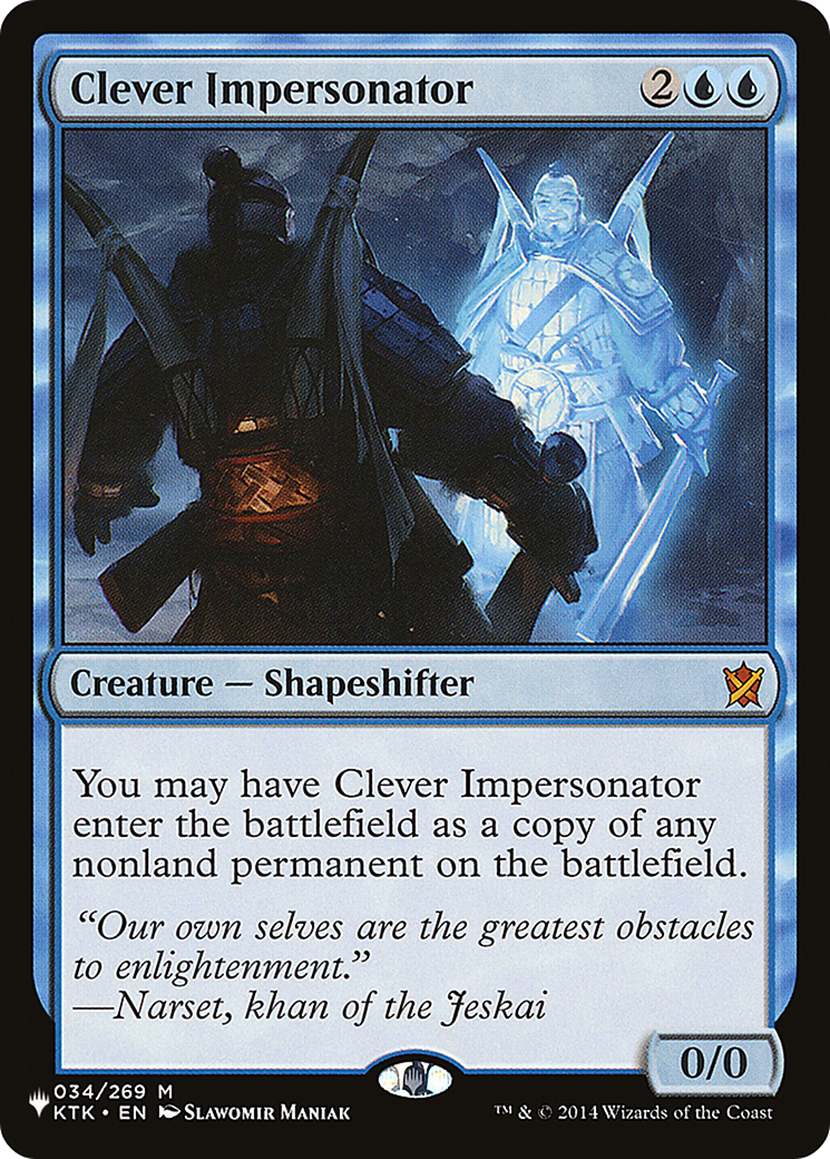 Clever Impersonator [The List Reprints] | The CG Realm