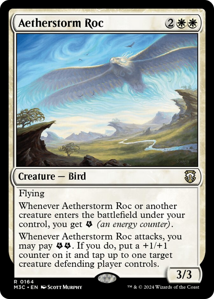 Aetherstorm Roc (Ripple Foil) [Modern Horizons 3 Commander] | The CG Realm