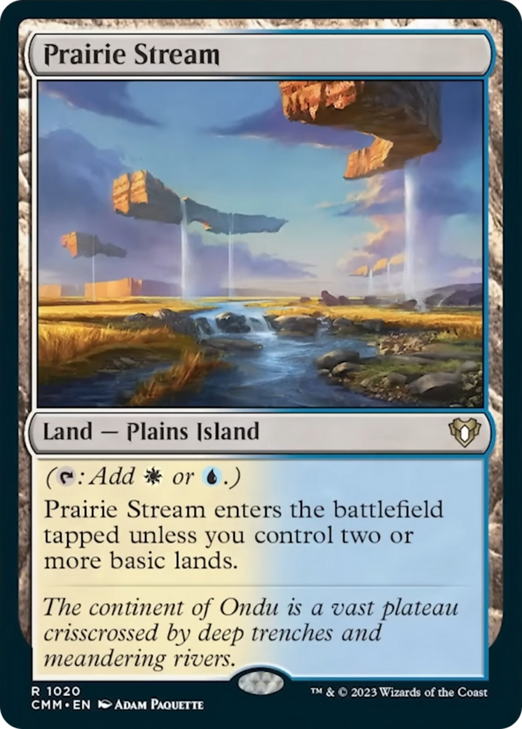 Prairie Stream [Commander Masters] | The CG Realm