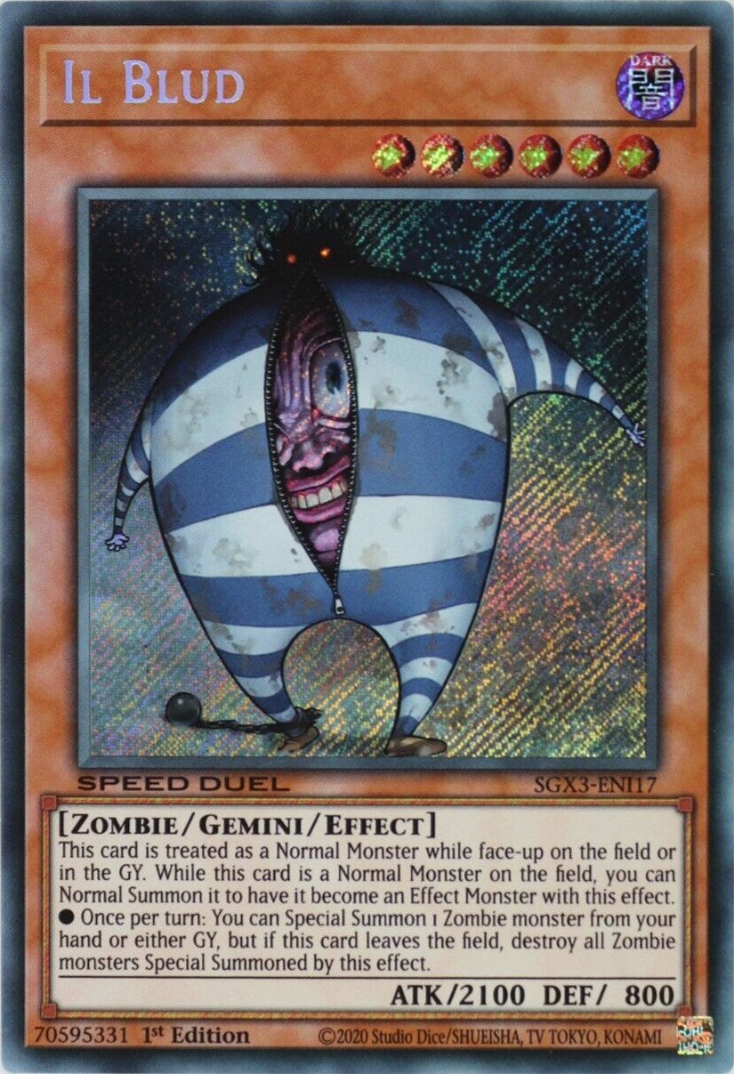 Il Blud [SGX3-ENI17] Secret Rare | The CG Realm