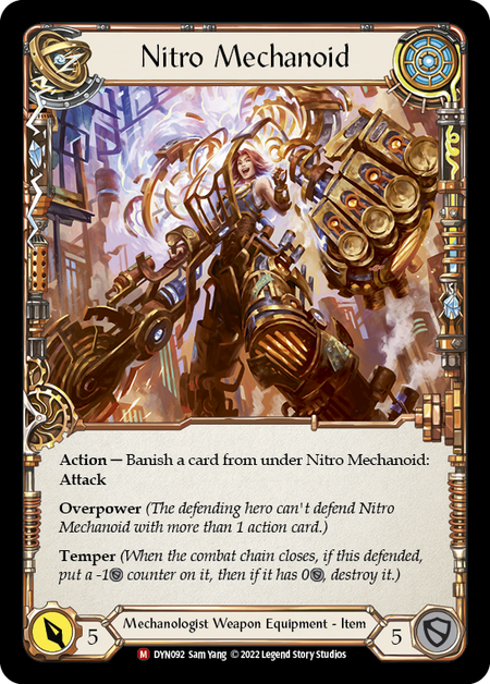 Construct Nitro Mechanoid // Nitro Mechanoid [DYN092] (Dynasty)  Rainbow Foil | The CG Realm