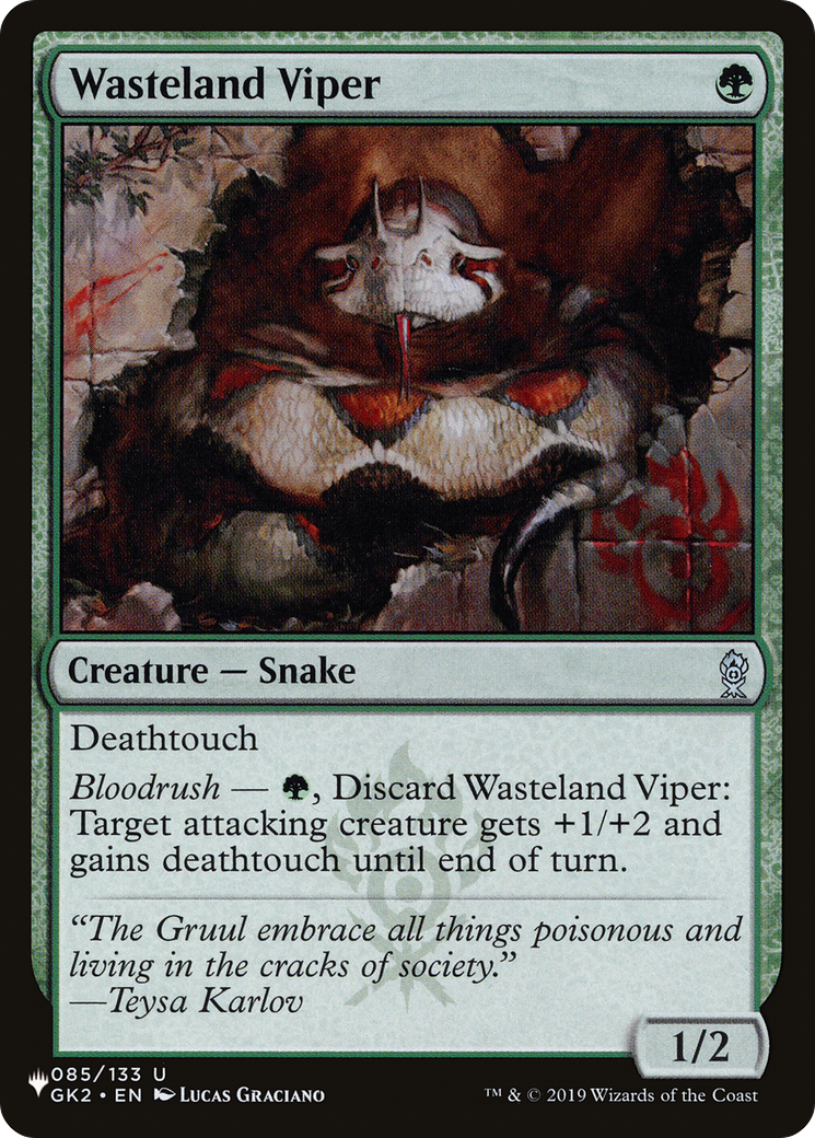 Wasteland Viper [The List] | The CG Realm