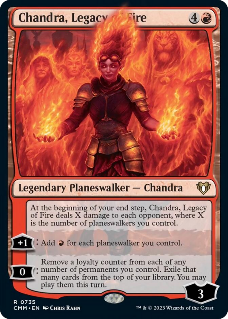 Chandra, Legacy of Fire [Commander Masters] | The CG Realm