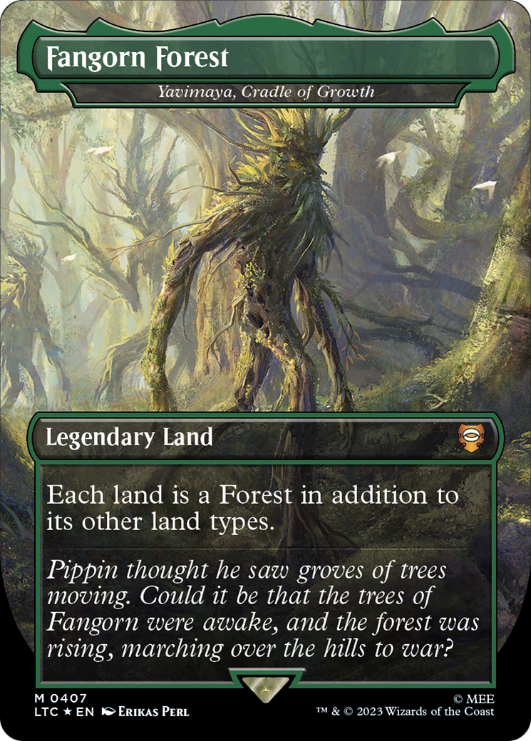 Fangorn Forest - Yavimaya, Cradle of Growth (Surge Foil Realms and Relics) [The Lord of the Rings: Tales of Middle-Earth Commander] | The CG Realm