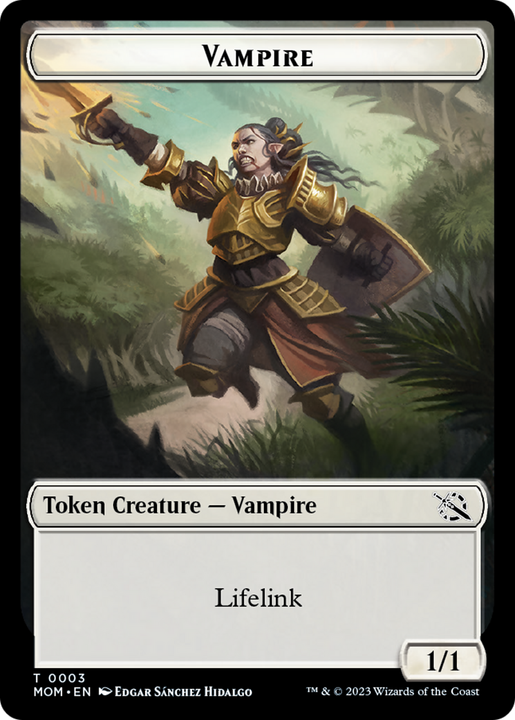 Elemental (9) // Vampire Double-Sided Token [March of the Machine Tokens] | The CG Realm