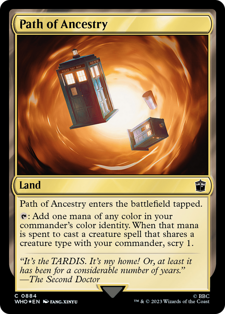 Path of Ancestry (Surge Foil) [Doctor Who] | The CG Realm