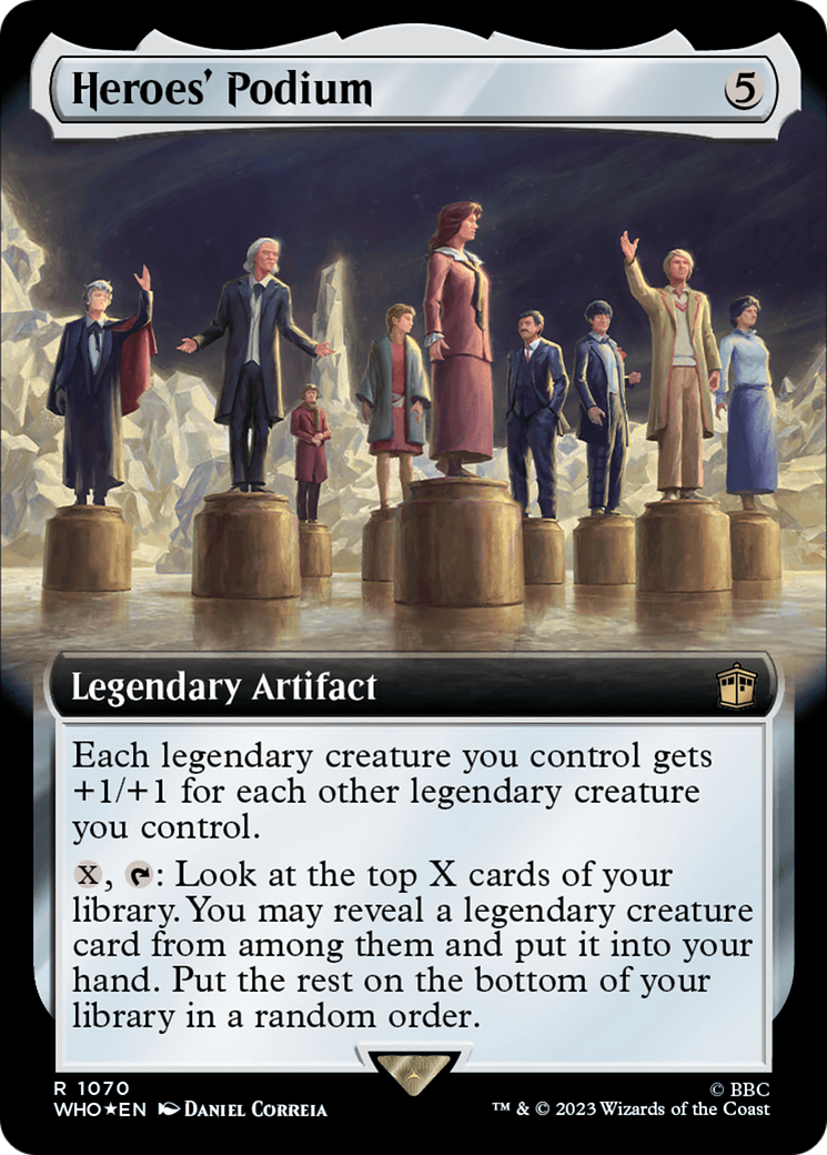 Heroes' Podium (Extended Art) (Surge Foil) [Doctor Who] | The CG Realm