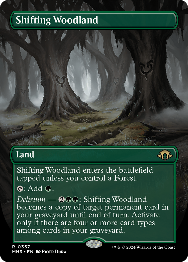 Shifting Woodland (Borderless) [Modern Horizons 3] | The CG Realm