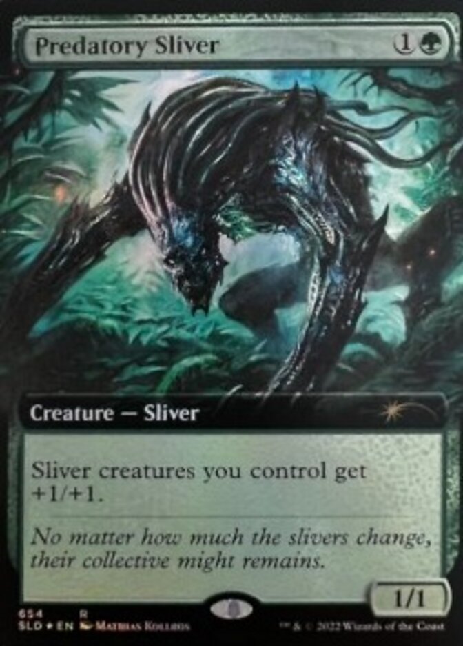 Predatory Sliver (Extended Art) [Secret Lair Drop Promos] | The CG Realm