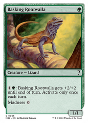 Basking Rootwalla (White Border) [Mystery Booster 2] | The CG Realm