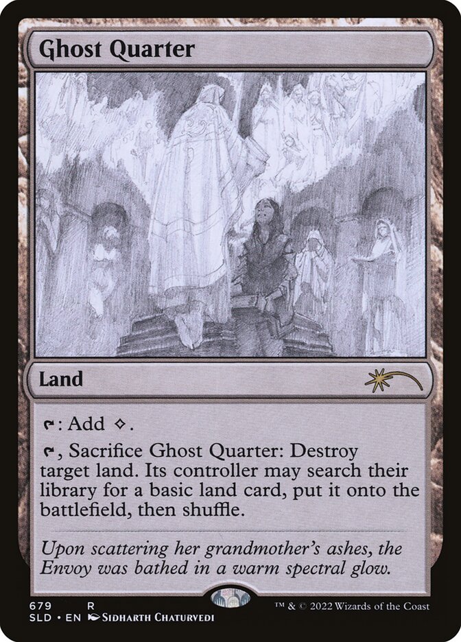 Ghost Quarter (Sketch) [Secret Lair Drop Promos] | The CG Realm