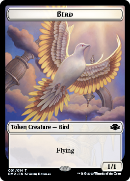 Bird Token [Dominaria Remastered Tokens] | The CG Realm