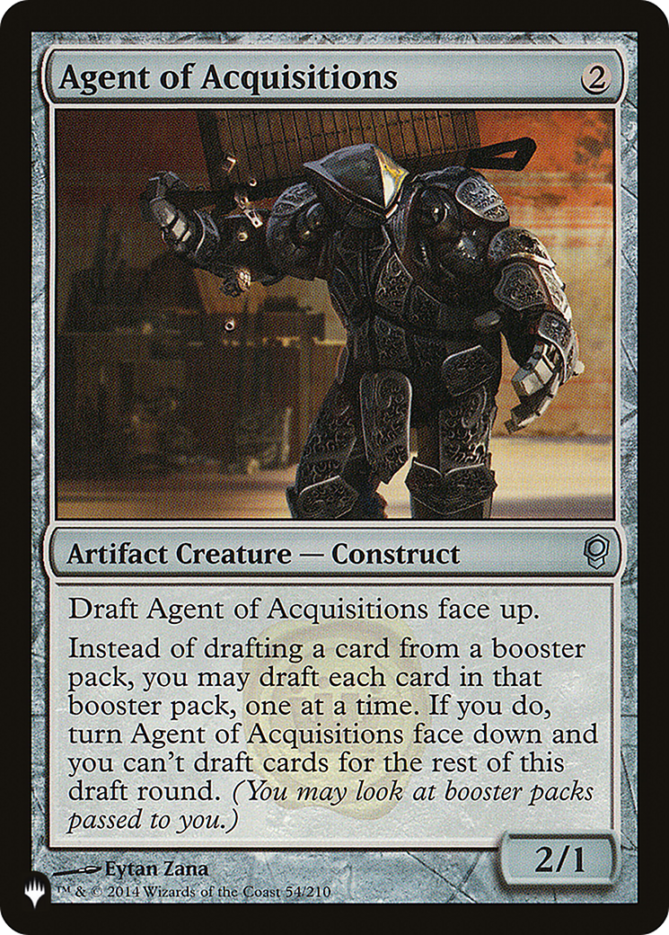 Agent of Acquisitions [The List Reprints] | The CG Realm