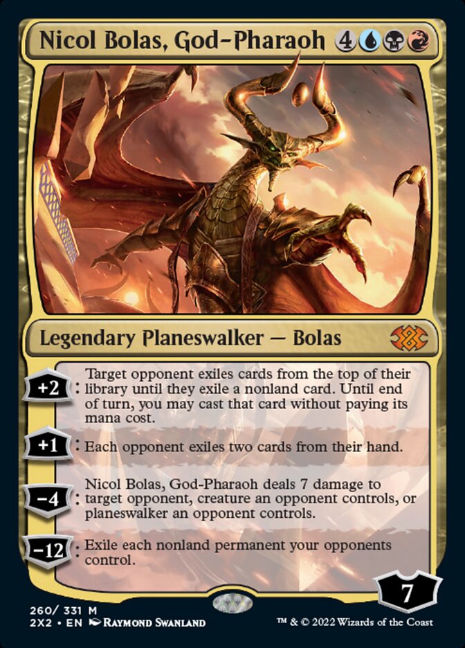 Nicol Bolas, God-Pharaoh [Double Masters 2022] | The CG Realm