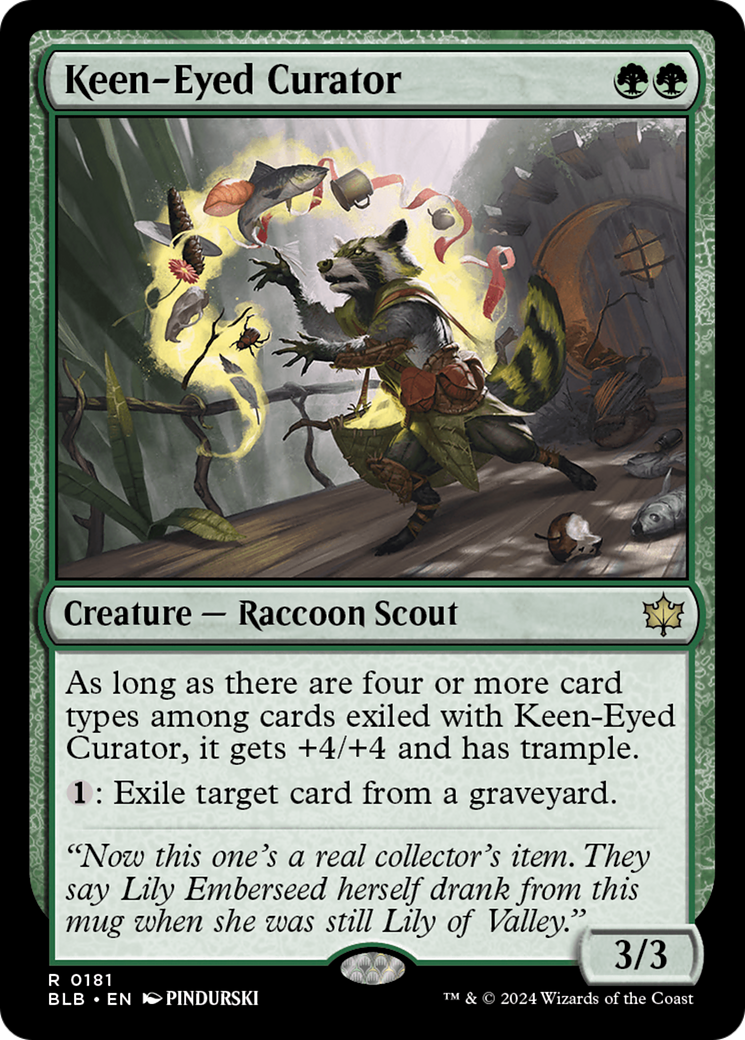 Keen-Eyed Curator [Bloomburrow] | The CG Realm